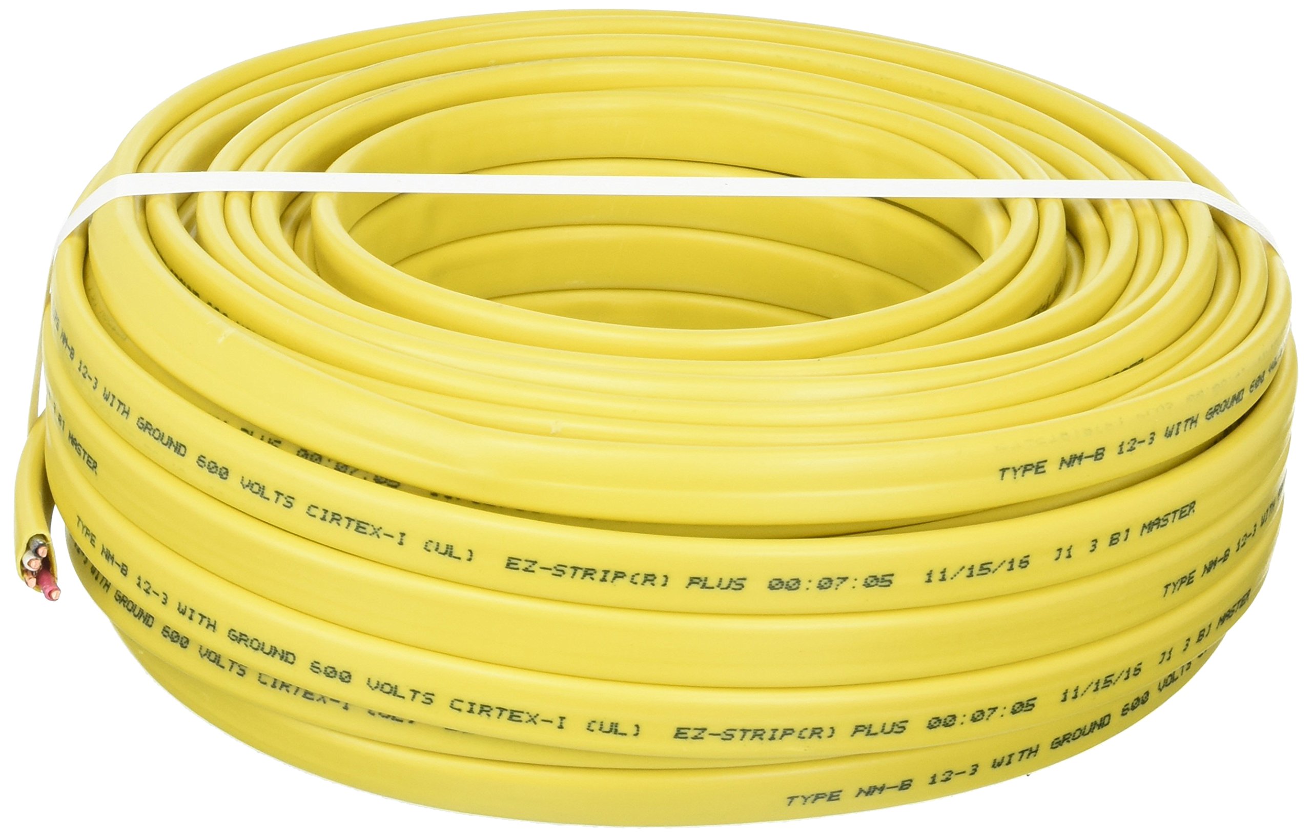 Amazon.com: CERRO 147-1603C 100' 12/3-Gauge 3-Conductor NMB Wire